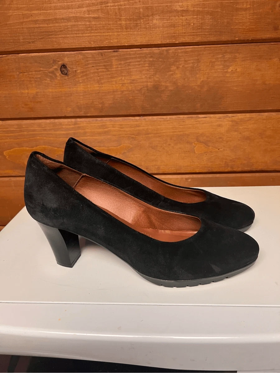 Desiree Total Flex Black Suede Heels Sz 42 11 eBay