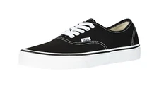 VANS Authentic Black White Canvas Shoes Women Men Sneakers