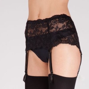 wide suspender belt
