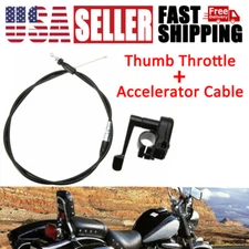 50-250cc 110cc Thumb Throttle Accelerator Cable For 4-Stroke ATVs Pit Bicycles