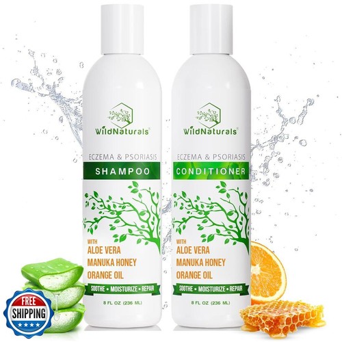 Ekzem Schuppenflechte Shampoo und Conditioner Set für Männer und Frauen - Anti Schuppen