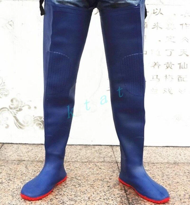 Thigh high rubber fishing clearance boots