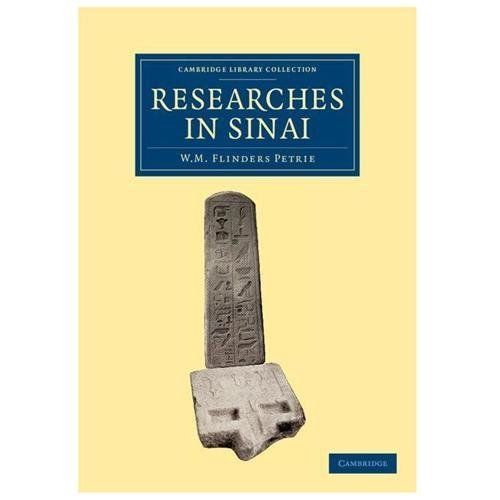 Researches in Sinai Petrie Paperback Cambridge University Press 9781108065757
