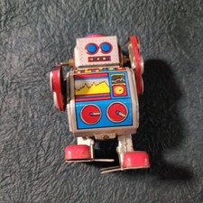 Tin Robot Showa Retro Missing Wind Up Junk Toy Vintage From Jp