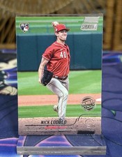 Nick Lodolo Rookie Card - MEMBERS ONLY , SSP (Case Hit), Stadium Club 2022, MINT. rookie card picture