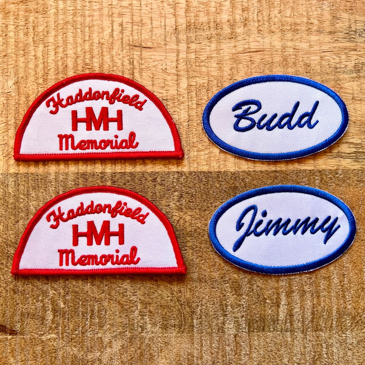 Halloween 2 Haddonfield Memorial Hospital Uniform Budd Jimmy Patch Embroidered
