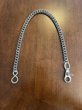 CHROME HEARTS WALLET CHAIN Cross Cuban Link 1 Lobster Clasp 20 Inch