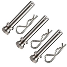 Topshine Stainless Steel Trailer Hitch Pins And Clips 58 X 3.23 Silver Topshine Stainless Steel Trailer Hitch Pins And Clips 58 X 3.23 Silver