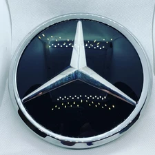 Front Grille Mirror Star Emblem Chrome Fit For Mercedes Benz W204 C300 C/B/GLK
