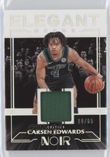 2019 Panini Noir Elegant Decor Rookie Jerseys 10/65 Carsen Edwards #ER-CEW 1u6