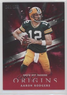 2018 Panini Origins Red 90/299 Aaron Rodgers #10 1o3