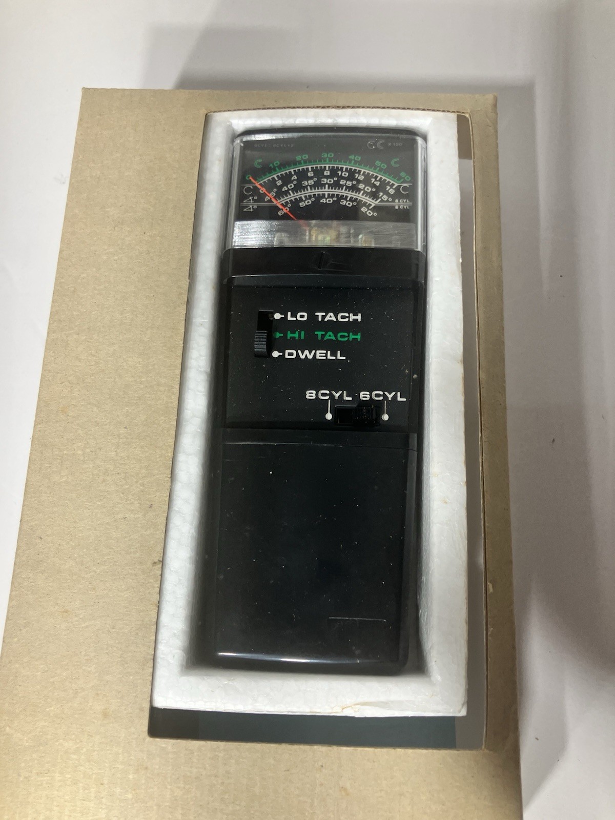 Vintage Cal Custom Hawk Dwell Tachometer Pocketune  Meter