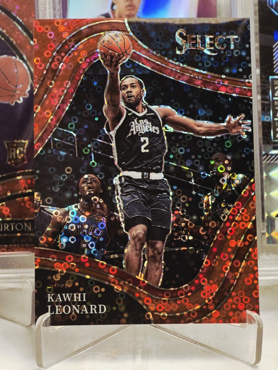 Kawhi Leonard 2021-22 Select H2 Courtside Red Disco Parallel 15/49