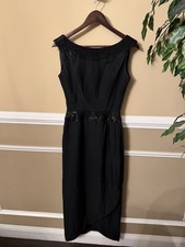 vintage 1970’s Ladies Garment Union Workers Cocktail dress black used