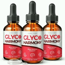 Glyco Harmony Liquid Drops, GlycoHarmony Blood Support Supplement - 3 Pack