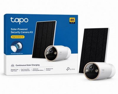TP Link Tapo MagCam 4K C460 kit Outdoor Wireless Battery Camera & Solar Panel