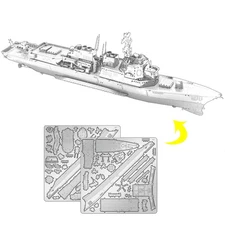 Fun To Assemble 1:650 Arleigh Burke Class Destroyer  DIY Model Building  Puzzle