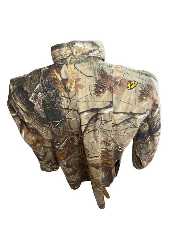 Scent Shield Bone Collector Camo Shirt Large Realtree Hunting Long Sleeve - Image 4 of 4