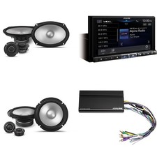 Alpine iLX-507 7" Multimedia Receiver + Alpine S2-S65C & S2-S69C Comp.