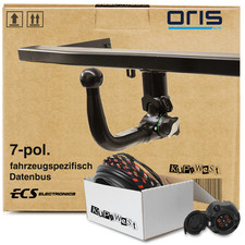 Für Seat Altea XL Typ 5P5/5P8 Oris Anhängerkupplung abnehmbar & 7poliger E-Satz