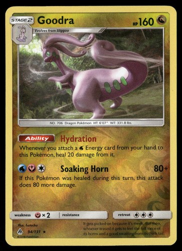 Goodra 94/131 Rare Forbidden Light Pokemon Reverse Holo NM/M