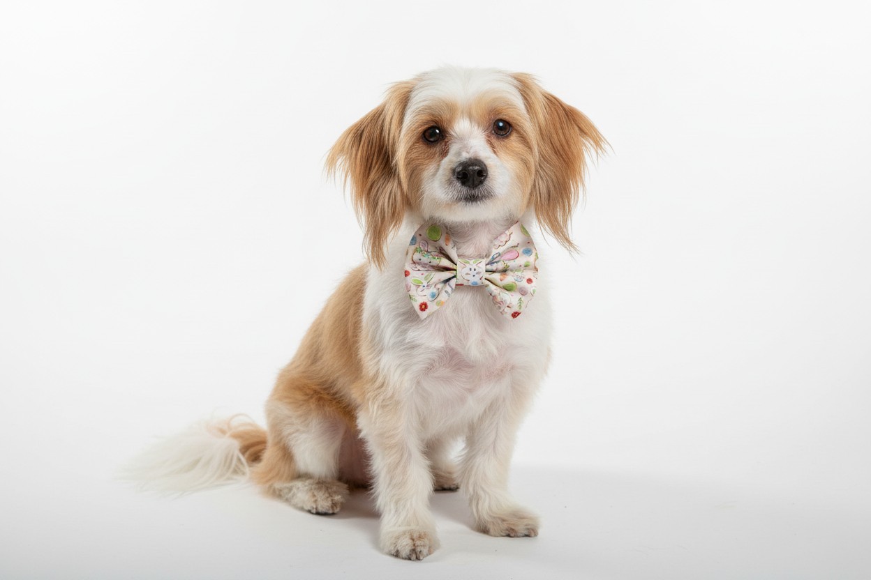 Cravatta a fiocco per cane Happy Easter foto 6