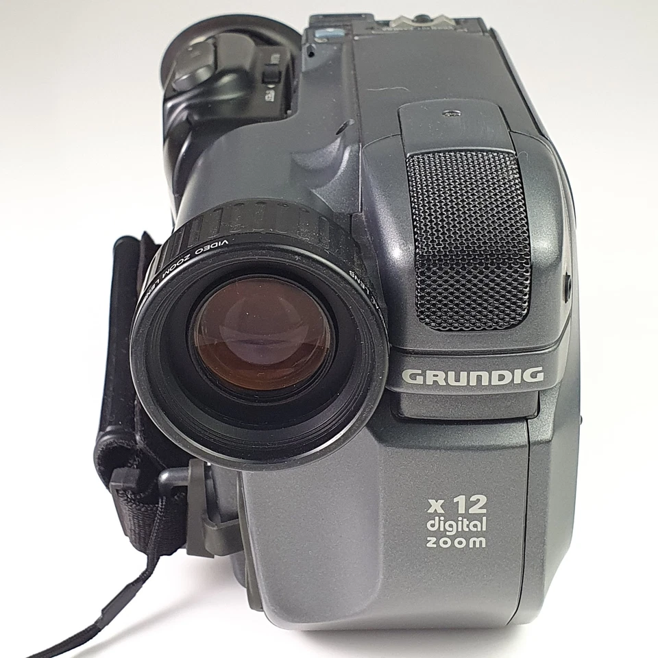 Bundle-Grundig LC125C VHSC Camcorder + Original Charger NA-75 + DC Cable - Japan - Imagen 3 de 4