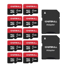 4GB 10-Pack of Micro SD Card, 4GB SD Cards Pack Full HD Video 90MB/s UHS-I U1...