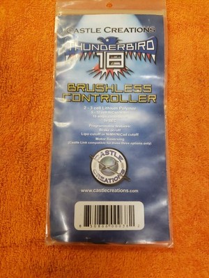 Castle Creation Thunderbird 18 Brushless Controller 18amp 5v BEC - New -  JT25