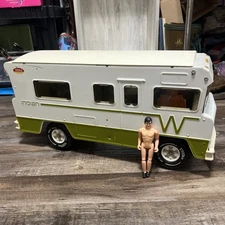 Vintage Tonka Winnebago Indian RV Motorhome Camper Pressed Steel Toy USA 1970s