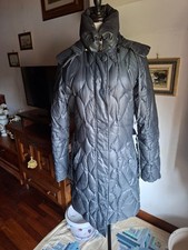piumino donna Trussardi Jeans tg 44 ita grigio vera piuma sfiancato