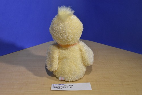 Commonwealth Sparkly Yellow and Orange Duck 1999 Beanbag Plush(310-4305) - Picture 4 of 5