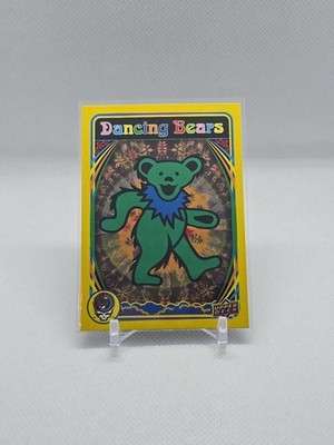 Upper Deck Grateful Dead 60 Years So Far  Green Dancing Bear  Dancing Yellow #3