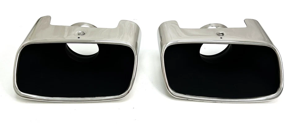 Выхлопные наконечники 2015-2023 наконечник выхлопной трубы 304 полированная нержавеющая сталь слева и Ri - Изображение 3 из 4