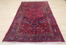 Oriental Carpet Rug Hand Made Wool Vintage Any Room Area 7ft 5" x 4ft 3"