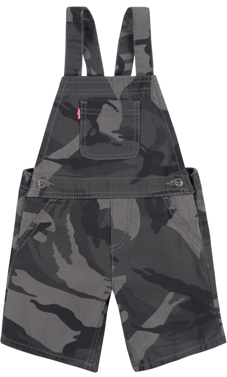New Adorable Levi's Toddler Boys' Denim Shortall Overalls Si