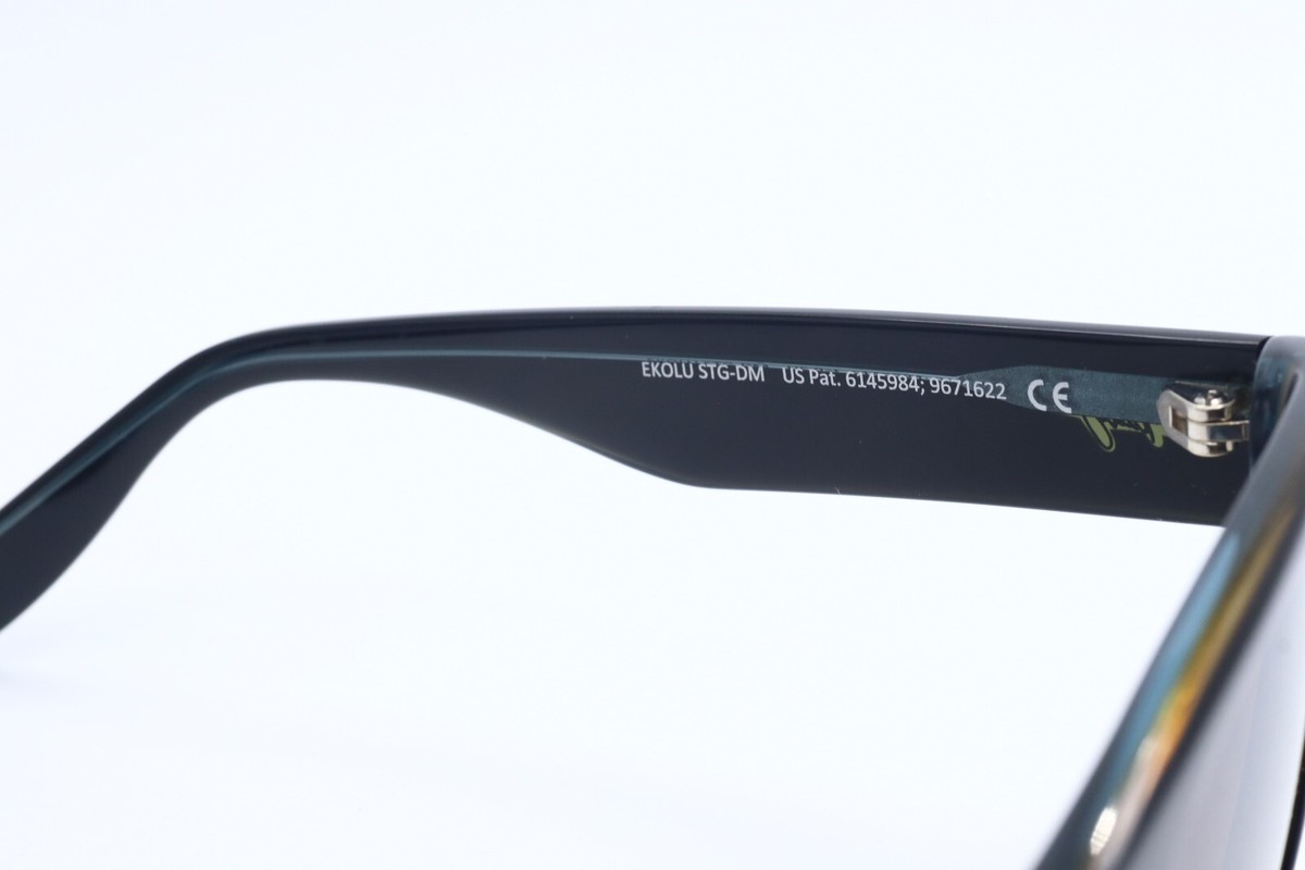 Maui Jim EKOLU MJ 867-27F Black Square Sunglasses Blue  display picture 3
