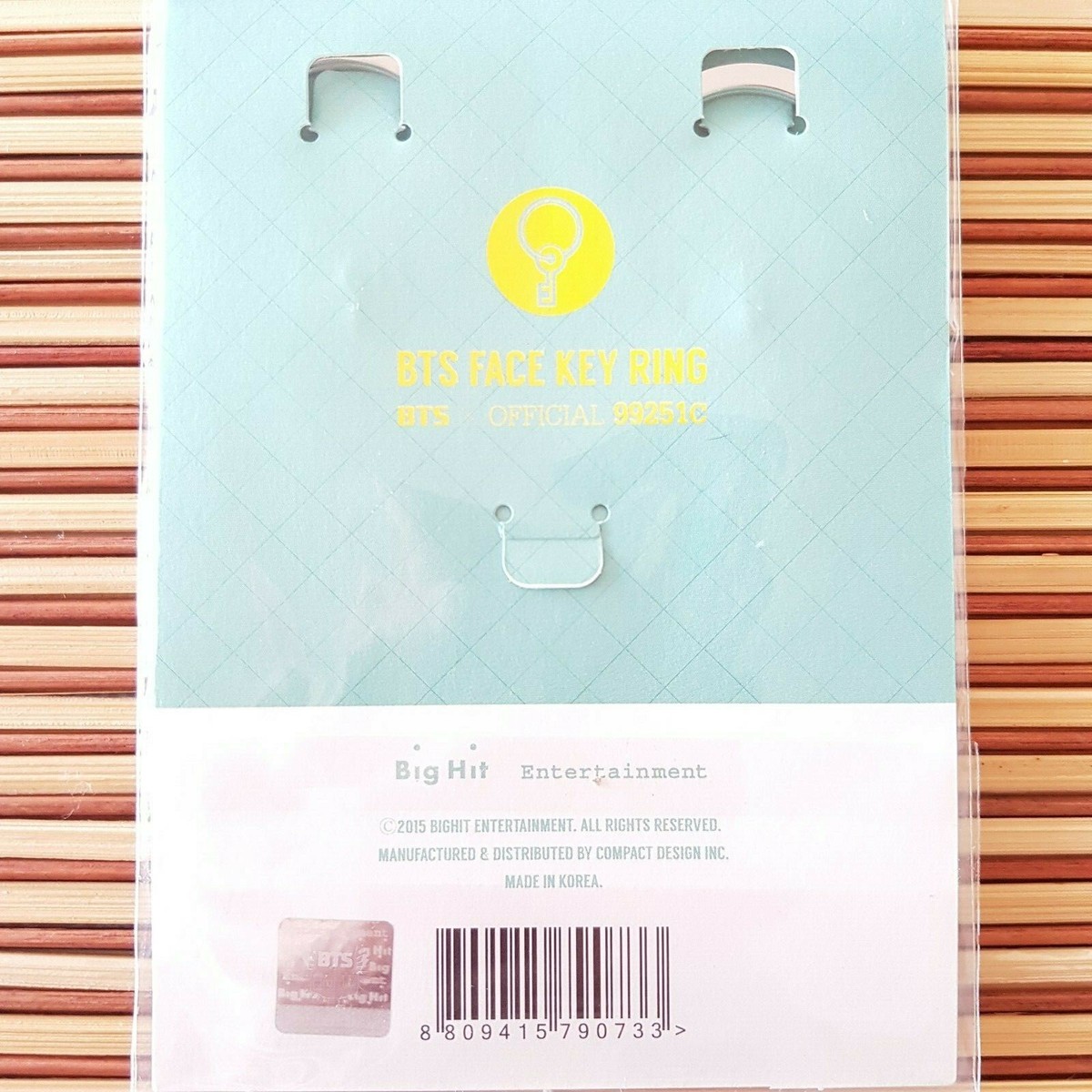 BTS 2ND MUSTER キーリング set C ソクジン ジミン Jimin Jin BTS 2nd Muster Zip Code 17520 Official Face Key