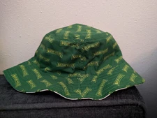 New Nature Valley Reversible Bucket Hat White Green