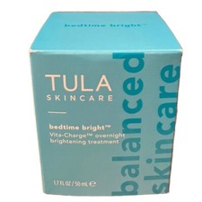 TULA Bedtime Bright Vita-Charge Overnight Brightening Treatment 1.7 oz Full SZ