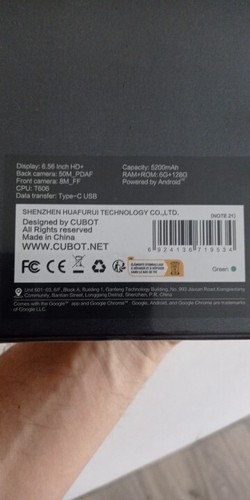 Cubot Note 21 6GB/128GB ORANGE - Photo 10 sur 17