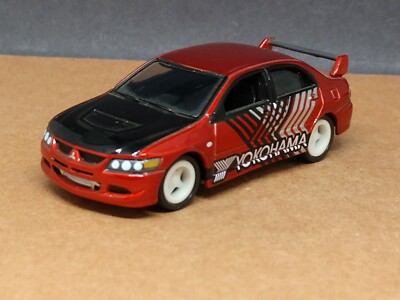 2004 Mitsubishi Lancer Evolution Import Heat Detailed Red Limited Edition 1/64