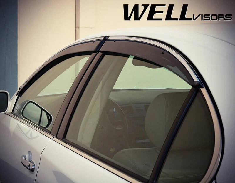 Viseras WELL para Lexus ES300 ES330 02-06 Deflectores Protectores de lluvia Viseras de ventana Foto 3 de 4