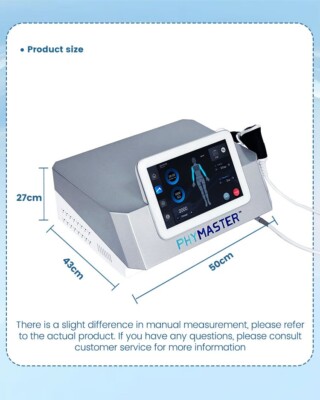 Pneumatic shock wave therapy machine for ED treatment, pain relief, focal shock