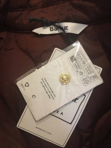 Barbour Alexa Chung Edit Amy Maroon quilted jacket coat size UK 8 BNWT EUR 34 - Picture 3 of 16