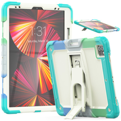 Heavy Duty Shockproof Rugged Stand Case Cover For iPad Pro 11'' 12.9'' 2021 2020