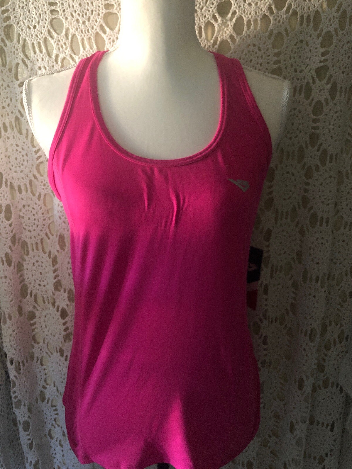 Pony Top Donna Poly Tessuto Stoppino Secco Colore Rosa Tg M