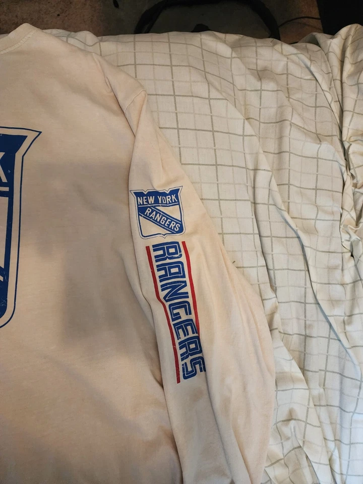 Mens Calhoun Ny Rangers Long Sleeve Tshirt Size Xl Foto 3 de 4