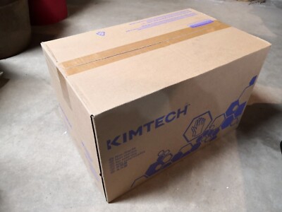 Kimtech Purple Nitrile 55083 Exam Gloves, Large, Case of 10 Boxes (100/Box)