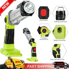 Tragbare LED-Arbeitsleuchte Baustellenleuchte Blitzlicht für Ryobi Li-ion Akku